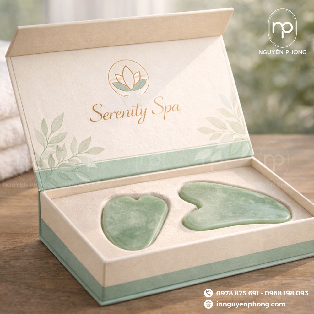 In hộp đựng đá massage chuyên nghiệp, giá rẻ 